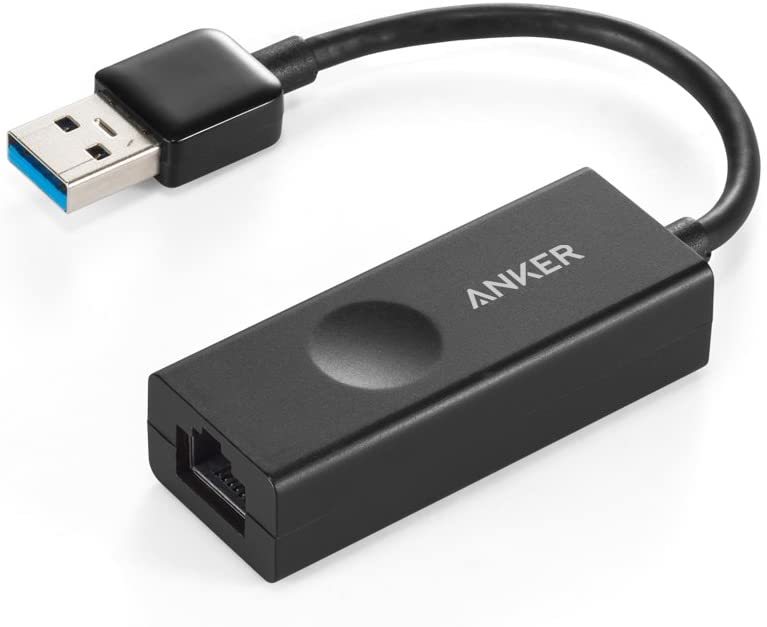 Anker Anker® USB 3.0 to RJ45 Gigabit Adapter black