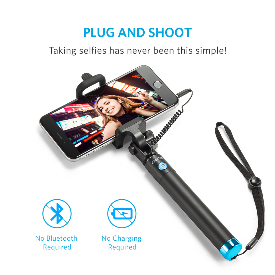 Anker Selfie Stick SelfieStangen [ohne Akku] UPC 848061068030