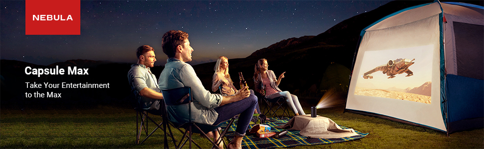 Anker Nebula Capsule Max, Mini-Projecteur Wi-FI • Kyft