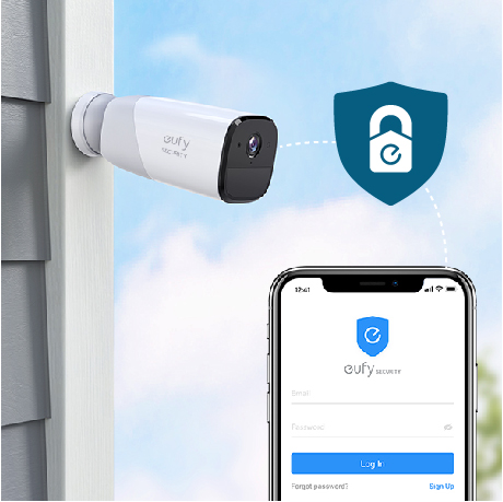 Eufy Camaras de Vigilancia eufyCam 2 Pro, 2K Cámara IP Exterior, 365 días  de batería, Compatible con HomeKit, protección IP67