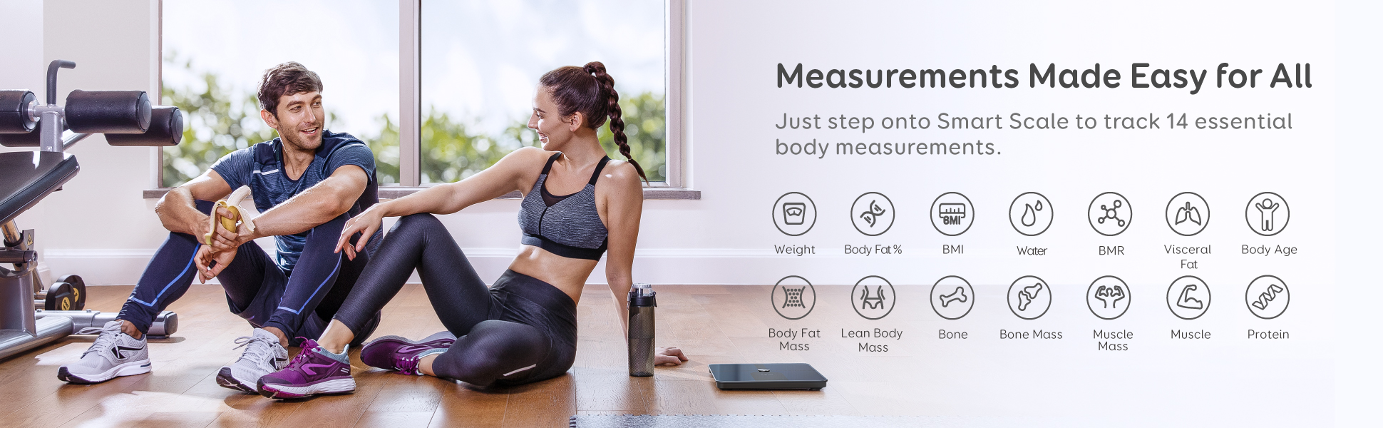  eufy by Anker, Smart Scale P1 with Bluetooth, Body Fat