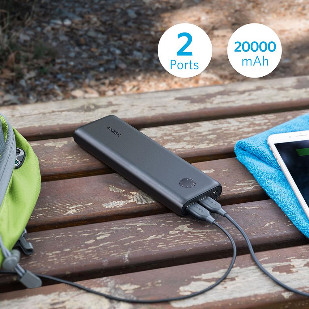 Anker Portable Charger 20000mAh Power Bank 2-Port India