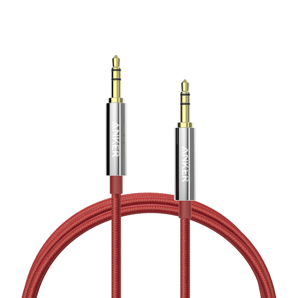 Gold Plated 3.5mm Jack Car Aux Auxiliary Cord Stereo Audio Cable For Phone Tab