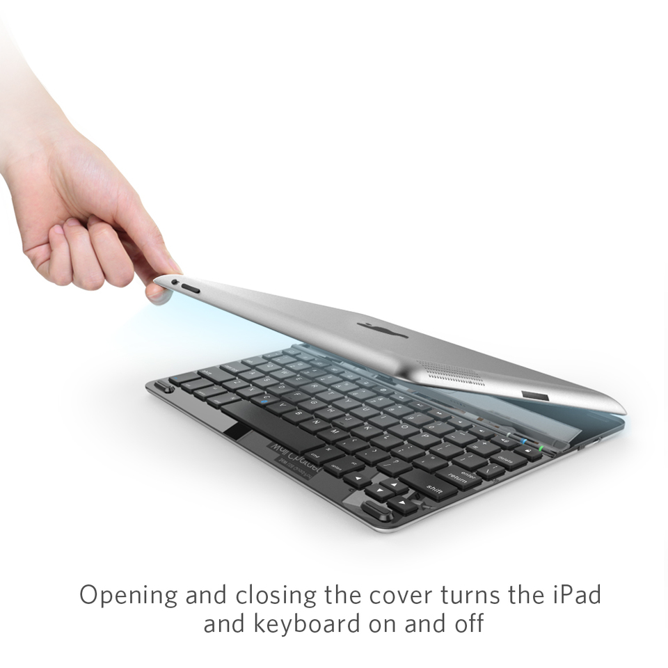 Ultra Thin Bluetooth Keyboard Cover For Ipad 4 Ipad 3 Ipad 2 Anker