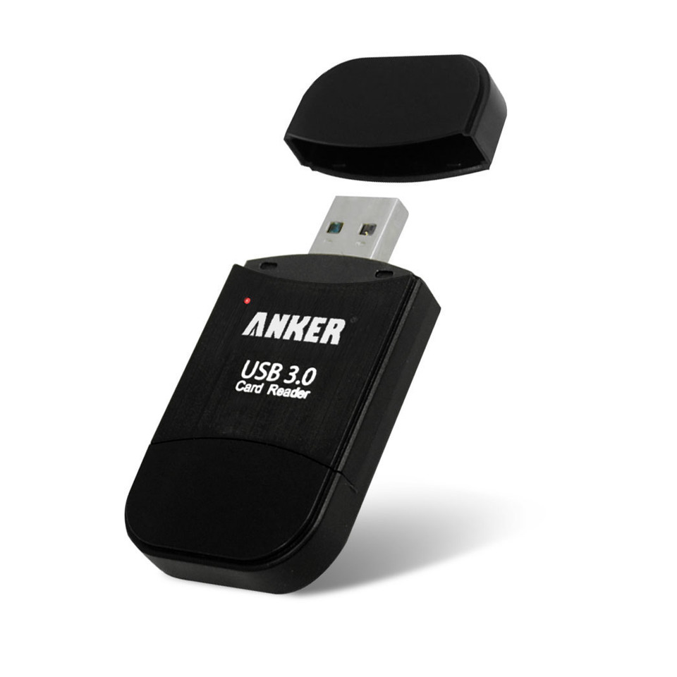 Anker Uspeed Universal USB 3.0 Mini Card Reader 2 Ports(DualSlot)