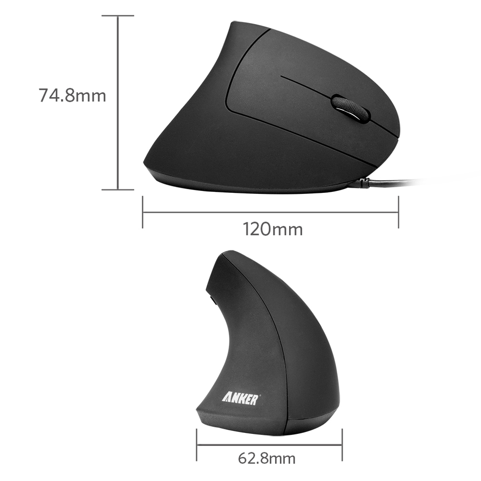 Anker | Ergonomic Optical Mouse