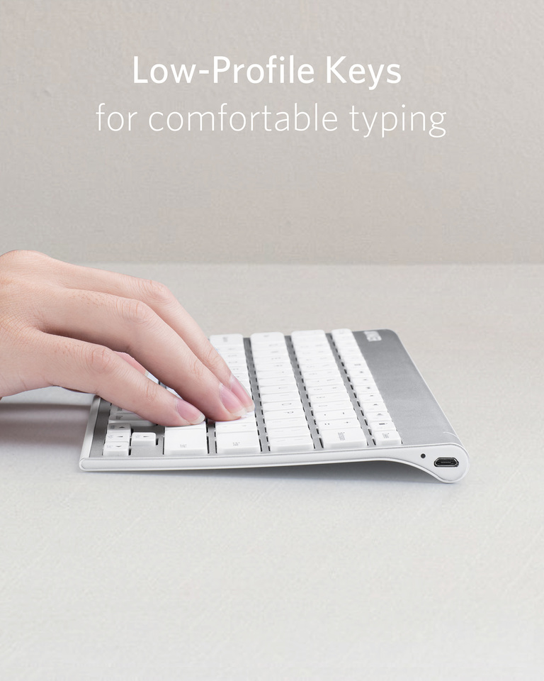 Anker | Anker Ultra Compact Profile Wireless Bluetooth Keyboard
