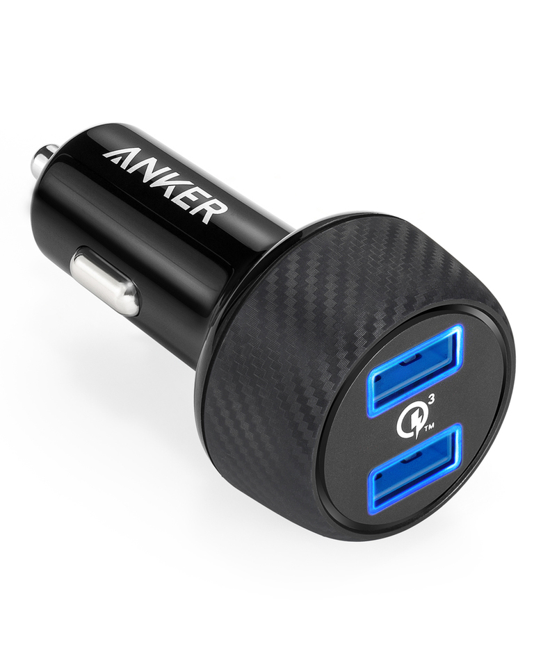 2. Anker PowerDrive Speed+2  - Best Pick for USB-C Charger