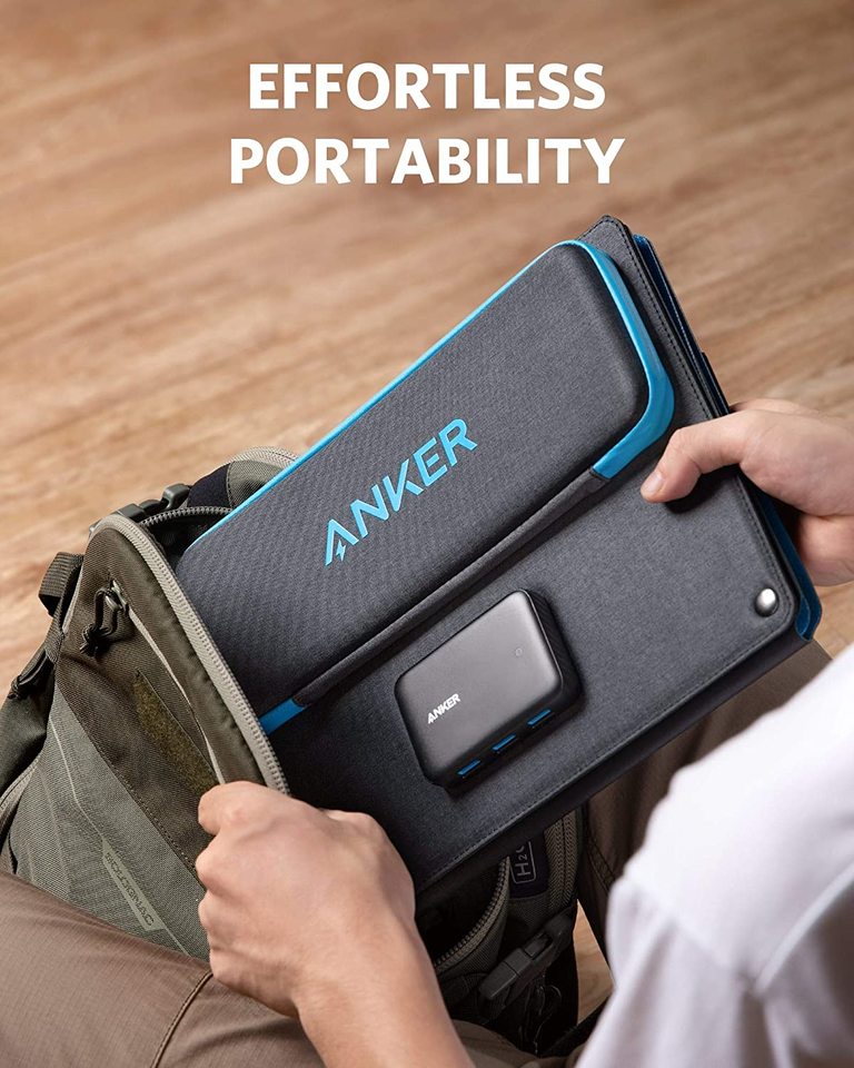 Anker | Anker 24W 3-Port USB Portable Solar Charger